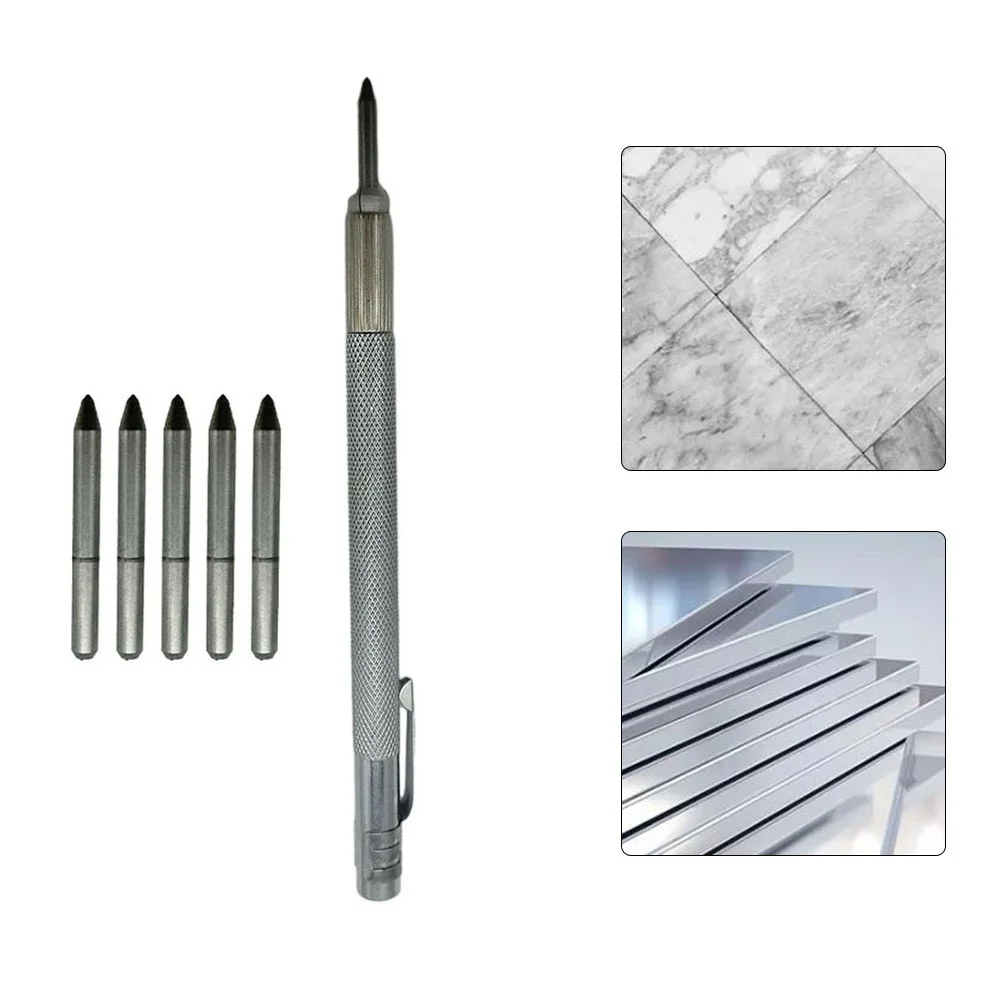 Penna Scriber con punta in metallo duro marcatura in metallo diamantato punta per marcatura penna per incisione per strumento di incisione per intaglio del legno in metallo ceramico di vetro