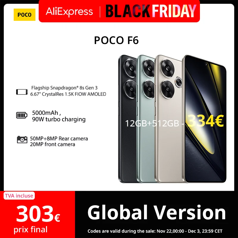 Global Version POCO F6 5G 6.67