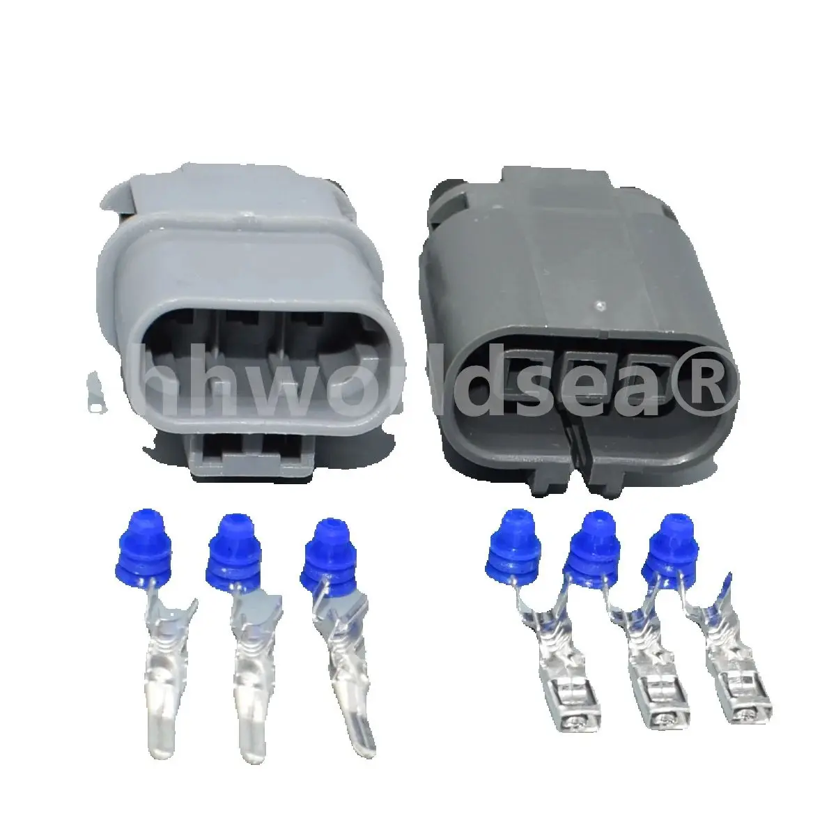 shhworldsea 3P 7223-1834-40 2.8mm Auto Ignition Coil Female Male Plug Car O2 Oxygen Sensor Connector Socket For Nissan