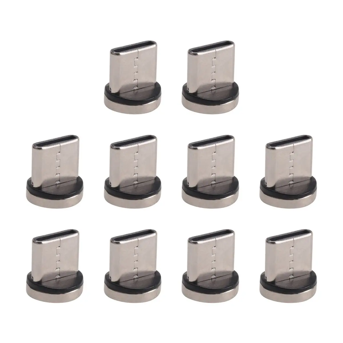 

*ABHW 7Pin Type C Magnetic Plug Tips Fast Charging Cable Adapter for Magnetic Charger 360° Degree Rotation Connector 10PCS