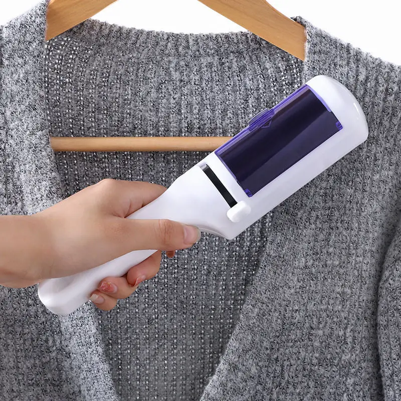 Electrostatic Static Clothing Dust Pets Hair Cleaner Remover Brush Suction Sweeper for Home Office Travel Cleaning Brushes