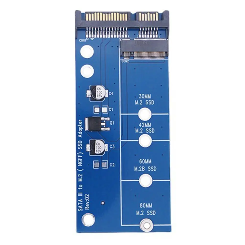 Ssd M2 Adapter M2 Sata Adapter Riser M2 Naar Sata Adapter M.2 Ngff Converter Kaart B Voor 2230/2242/2260/2280 M.2 Ssd A1d2