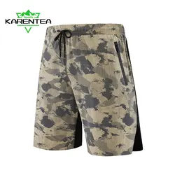 Reflective Jogging Gym Shorts Men Running Shorts Camouflage Quick Dry Summer Men's Shorts Fitness Sports Men Breathable Shorts