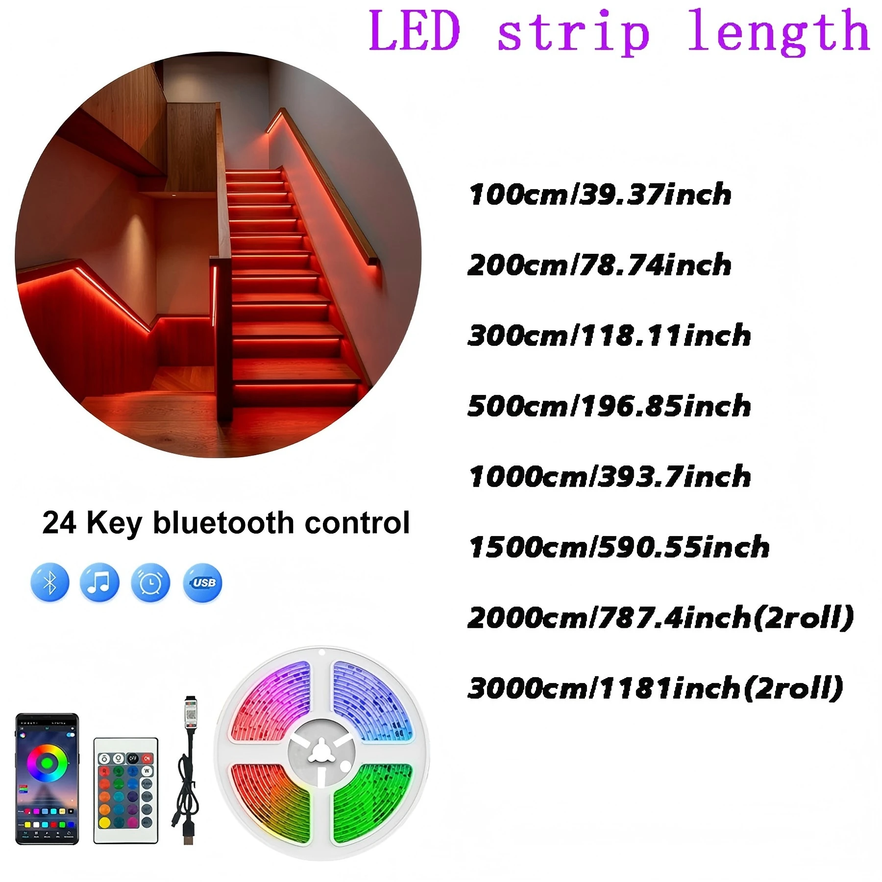 RGB-LED-Streifen mit 24-Tasten – Gaming Accessories Led Bewertung und Preis