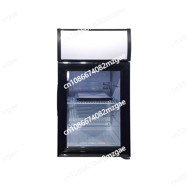 25 Liter Small Refrigerator OEM ODM Glass Door Counter Top Commercial Display Mini Fridge with Light Box