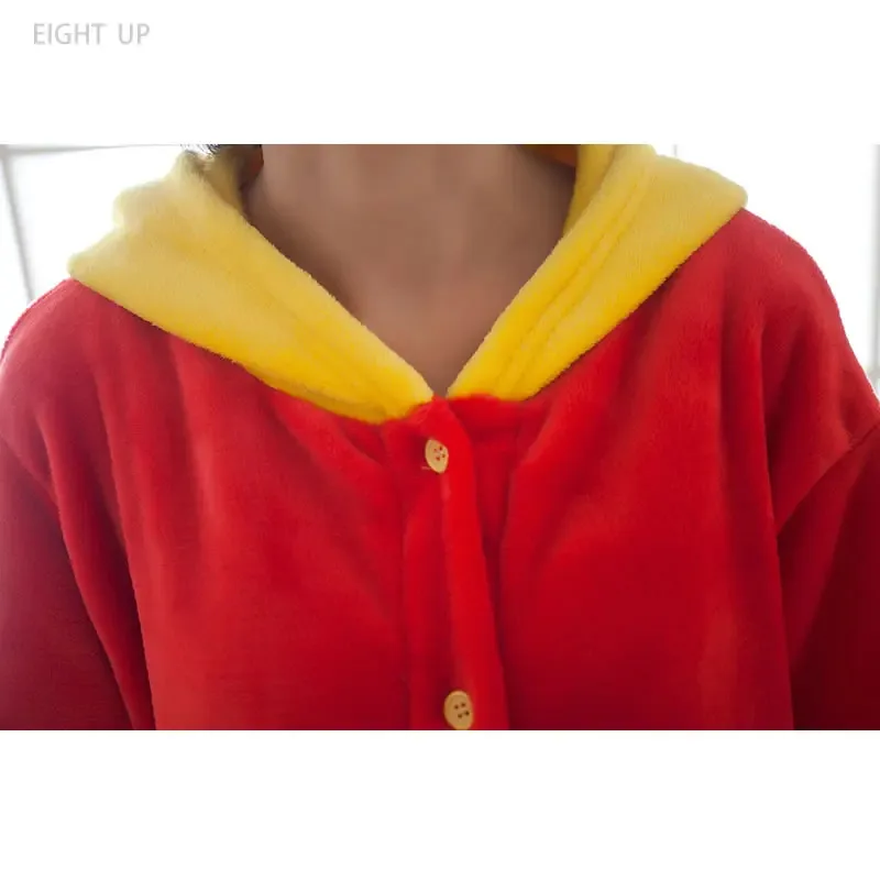 SS13EIGHT UP Winnie Bear pijamas de franela de animales adultos Kigurumi Onesies disfraces Cosplay mujeres hombres ropa de dormir ropa de fiesta