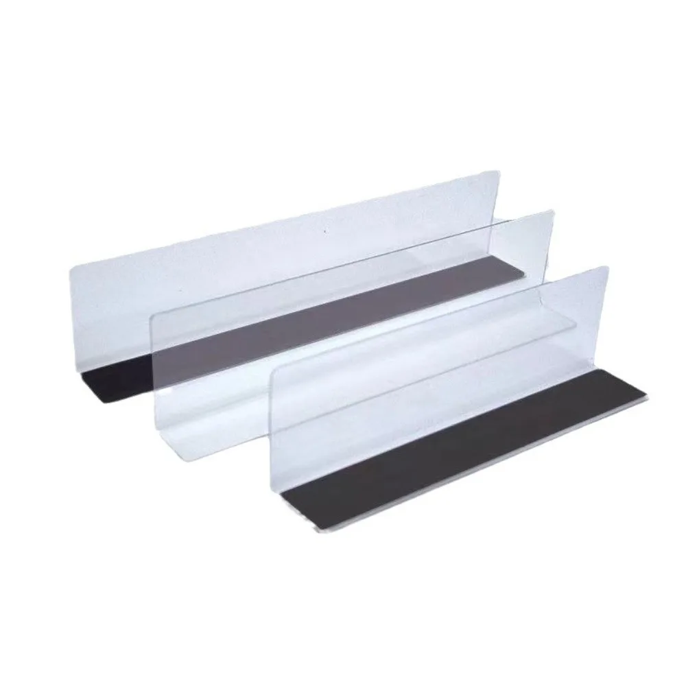 2024 Pvc PVC Partition Split Type Shelves Durable Home Storage Partition Plate Practical Desktop Storage Rack Convenience Store