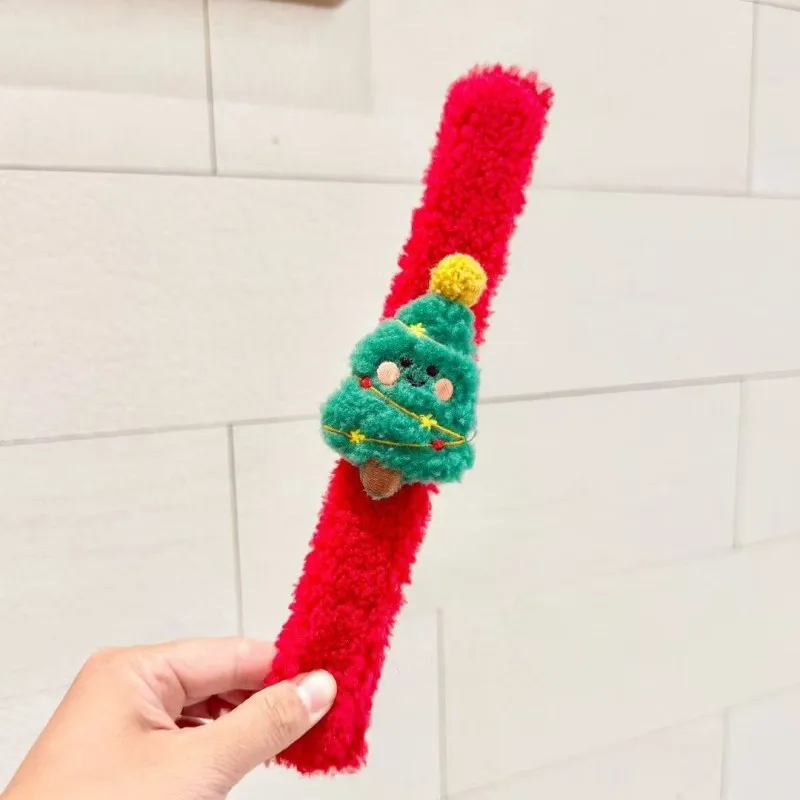 กำไลข้อมือตกแต่งคริสต์มาสแบบใหม่ปี 2025 ลายกวางเรนเดียร์ ต้นคริสต์มาส ของขวัญวันหยุด