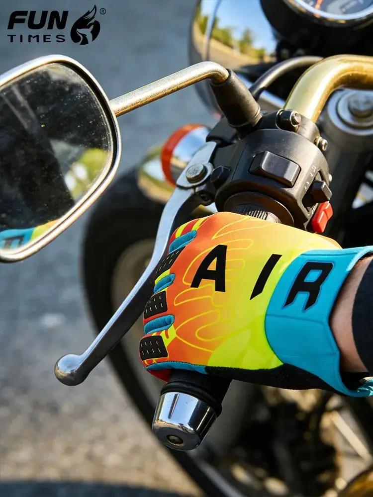 AliExpress NONE FUNTIMES Colorful Men's/Women's Outdoor Cycling Gloves, Spring, Summer, Autumn, Winter, Sports Full Finger Gloves.
