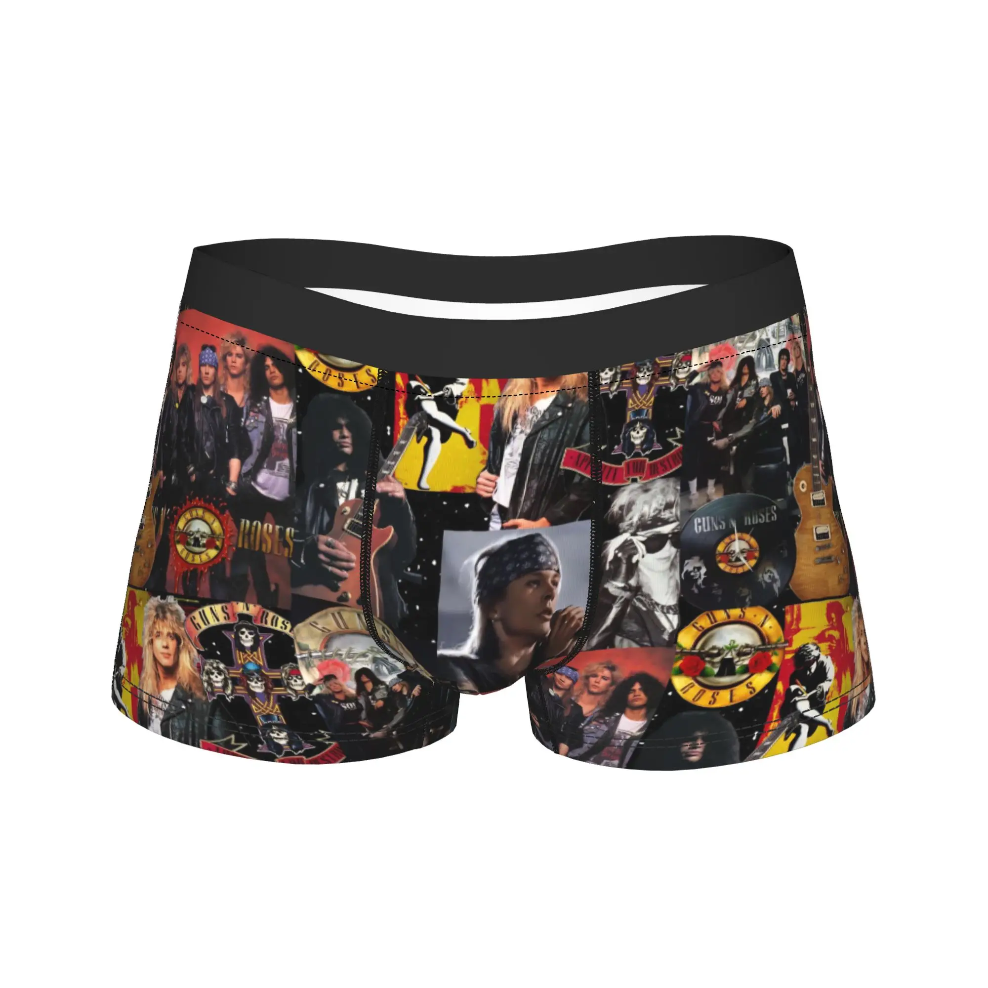 

Man GunsNRoses heavy metal rock Band Boxers NoveltyGift Underwear Boxer Shorts