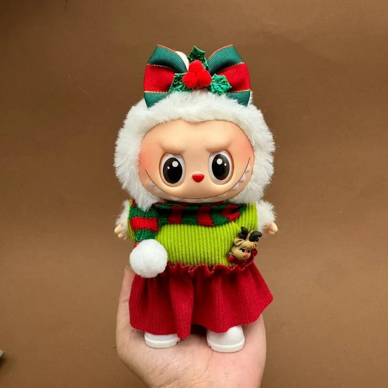 

Labubu Accessories Clothes Suitable for V1 V2 V3 Labubu Christmas Deer Set Labubu Red clothing Christmas Fashion Gift