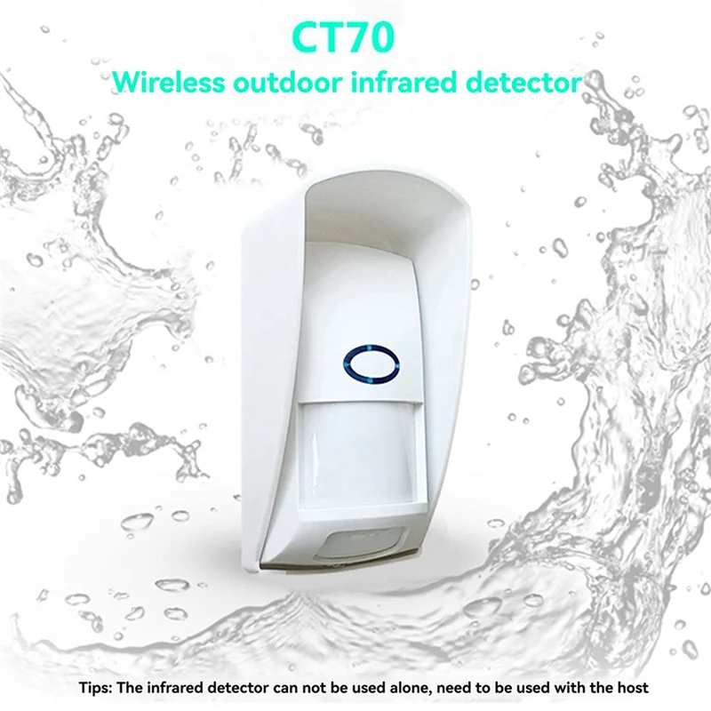 

【Buy Now】2X 433Mhz Wireless PIR Motion Sensor Alarm Animal Immune Infrared Detector Waterproof Outdoor Infrared Detector