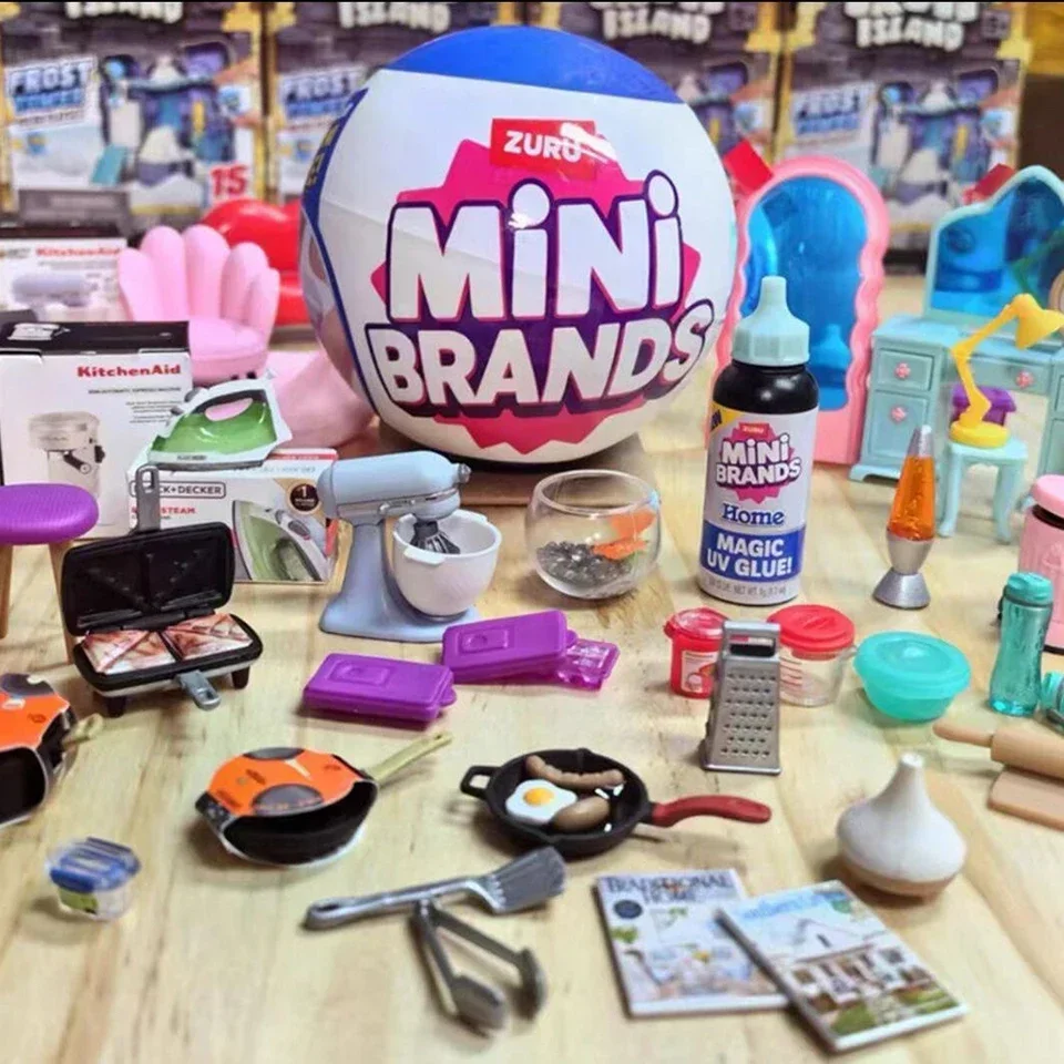Zuru Mini-Marken-Spielzeug 5, Überraschungs-Mini-Marken-Spielzeug, Miniatur-Spielzeug, Mystery Blind Box, originelle Wohnmöbel, Weihnachtsgeschenke, Spielzeug – Detail 10