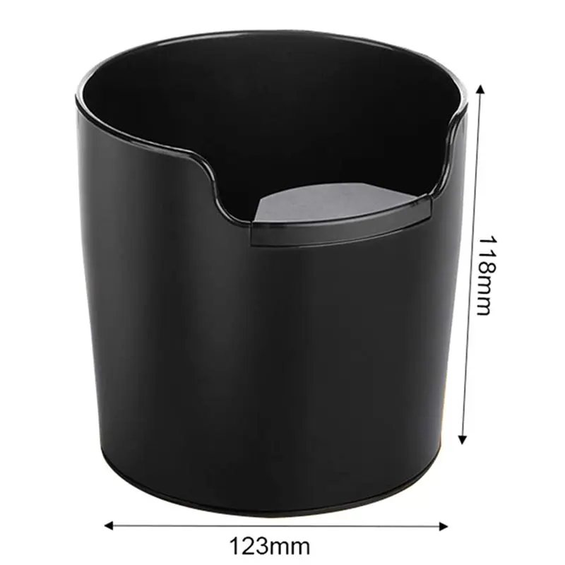 ABFY-Ideal For Home Or Office Shockproof, Easy To Clean 5 Inch Coffee Grounds Container Anti-Slip Base Removable Knock Bar