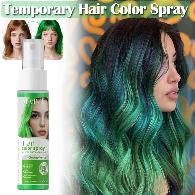 8 Colors Hair Color Spray Temporary Hair Colour Spray Disposable Hair Dye Stick One-Time Hair Chalk Powder Hair Styling Products