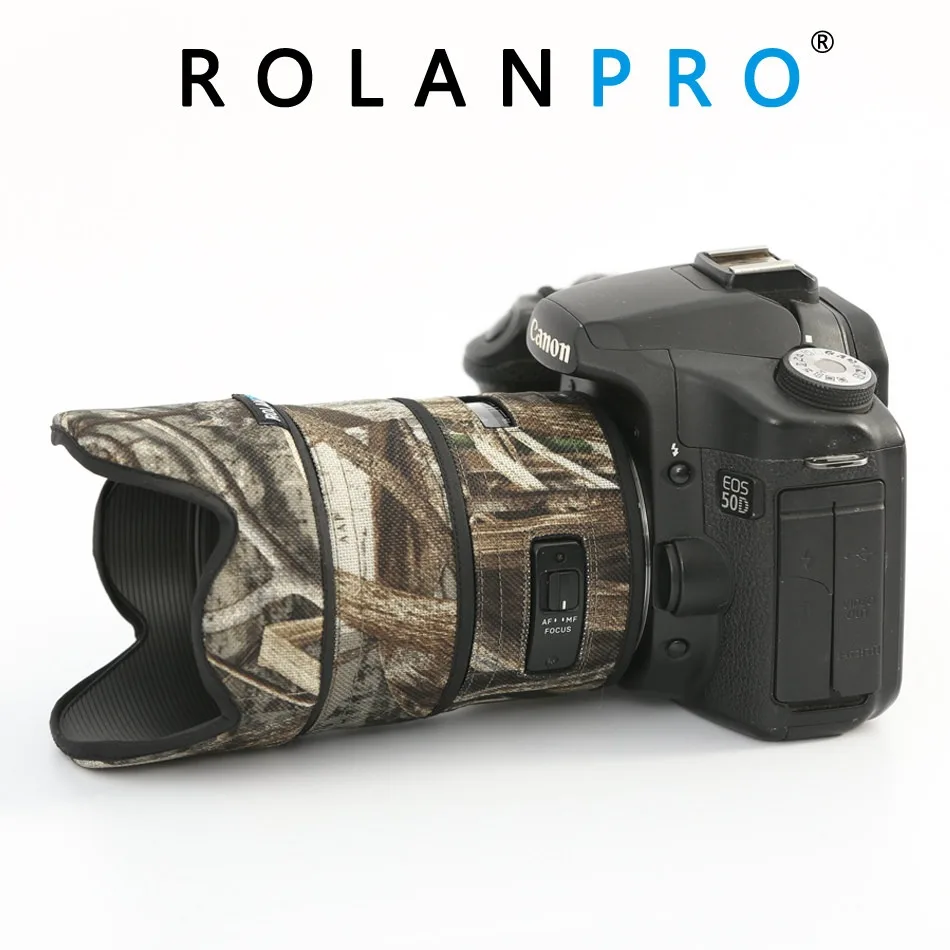 ROLANPRO Objektiv Camouflage Mantel Regen Abdeckung für SIGMA 35mm F/1,4 DG KUNST Objektiv Schutzhülle Guns Schutz fall Objektiv Mantel – Detail 1