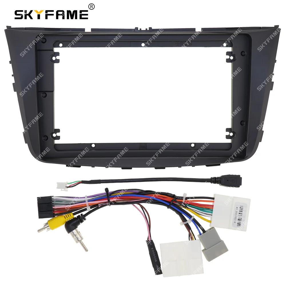 SKYFAME Car Frame Fascia Adapter Canbus Box Decoder Android Radio Audio Dash Fitting Panel Kit For Changan Chana Raeton CD101