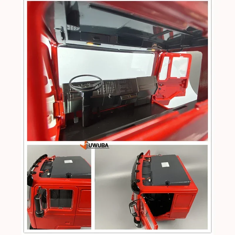 Camión RC, carcasa de coche, cabina, embellecedor de techo bajo para 1/14 Tamiya Tipper JX MAN F2000, modelo de coche, piezas DIY