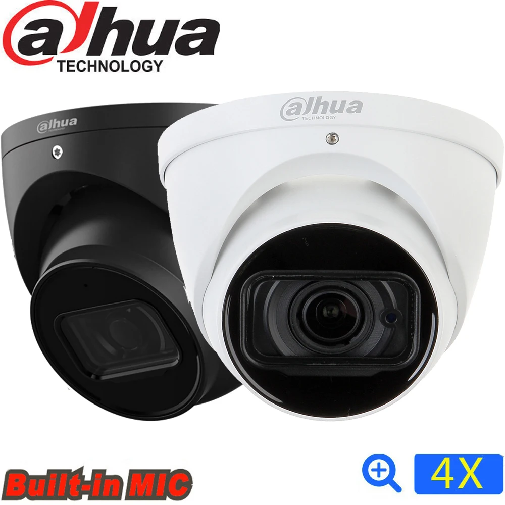 

Dahua IPC-HDW3541T-ZS-S2 Full HD 5MP Starlight Lite AI outdoor eyeball camera with 40m IR, varifocal lens, microphone, PoE