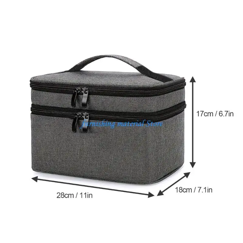 Y5GD Portable Storage Bag Strong Waterproof Fabric with Inner Compartments