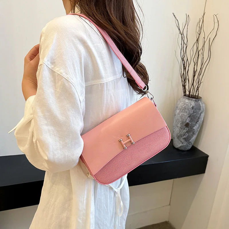 

2024, модная роскошная минималистичная женская сумка через плечо под мышками, универсальная для летней одежды