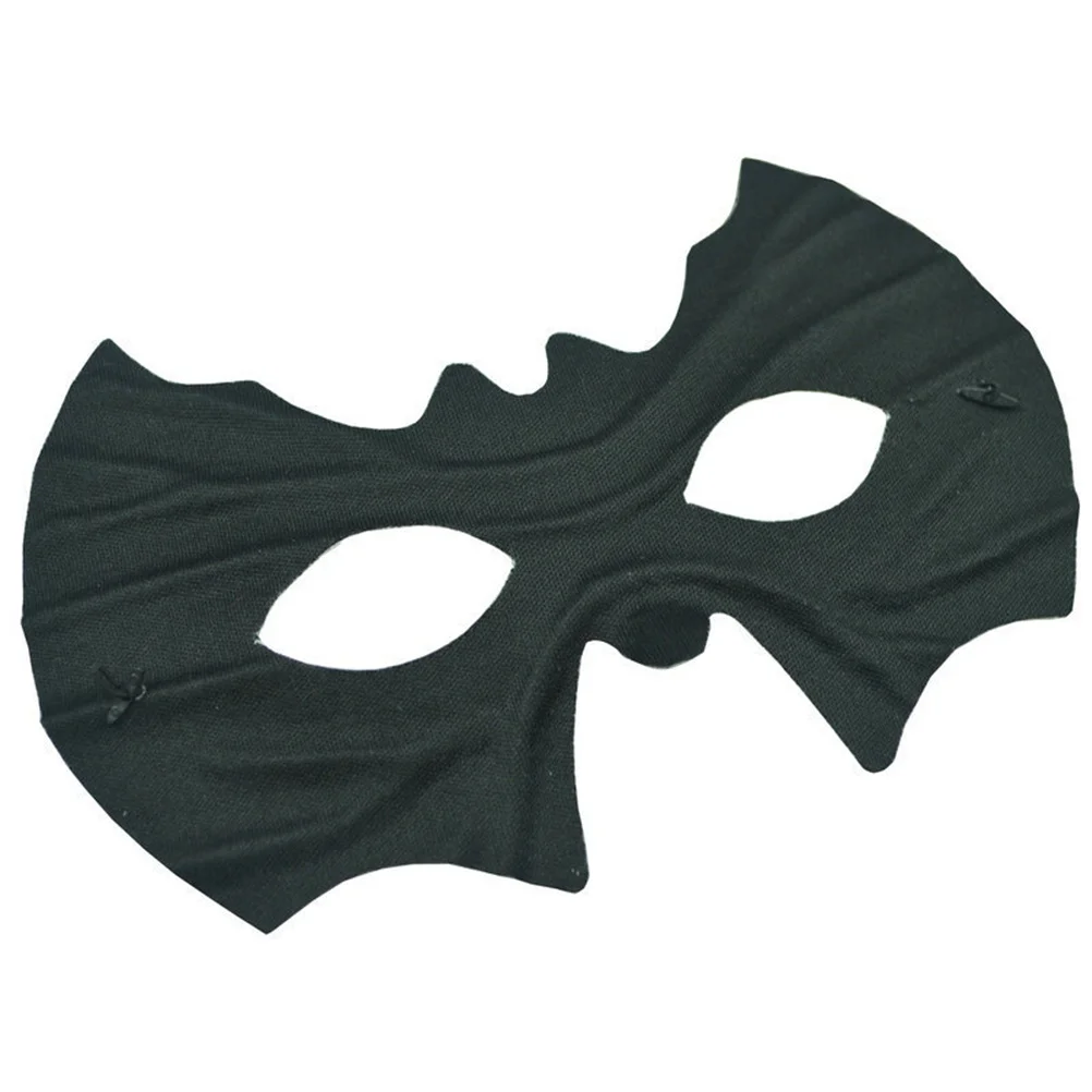 

6Pcs Halloween Bat Mask Scary Half Face Decoration Supplies Durable Long Lasting Use Halloween Mask