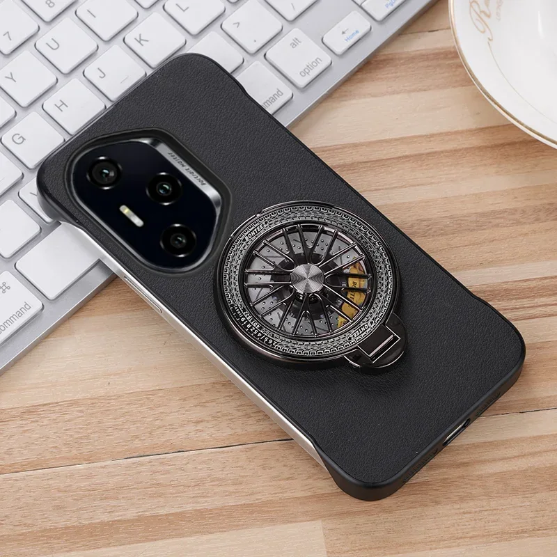 الدورية الجيروسكوب Magsafe حامل جراب هاتف لهواوي الشرف 300 200Pro لايت رقيقة جدا نمط جلدية فرملس غطاء وقائي