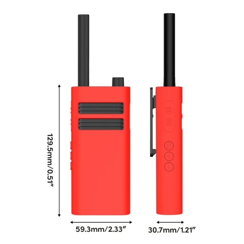 Silicone Sleeve Soft Antiscratch Cover Holstersfor XiaomiLite Two Way Radio Case