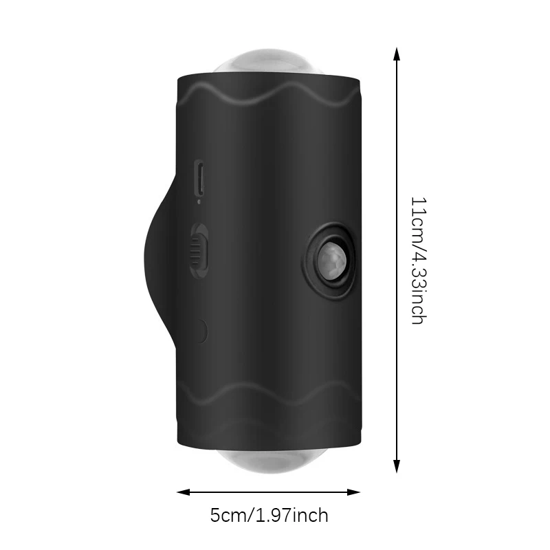 ضوء ليلي بمستشعر حركة ذكي - تشغيل/إيقاف تلقائي، 3 أوضاع إضاءة، كشف 5 أمتار، سهل التركيب لغرفة النوم، المدخل، السلالم #6