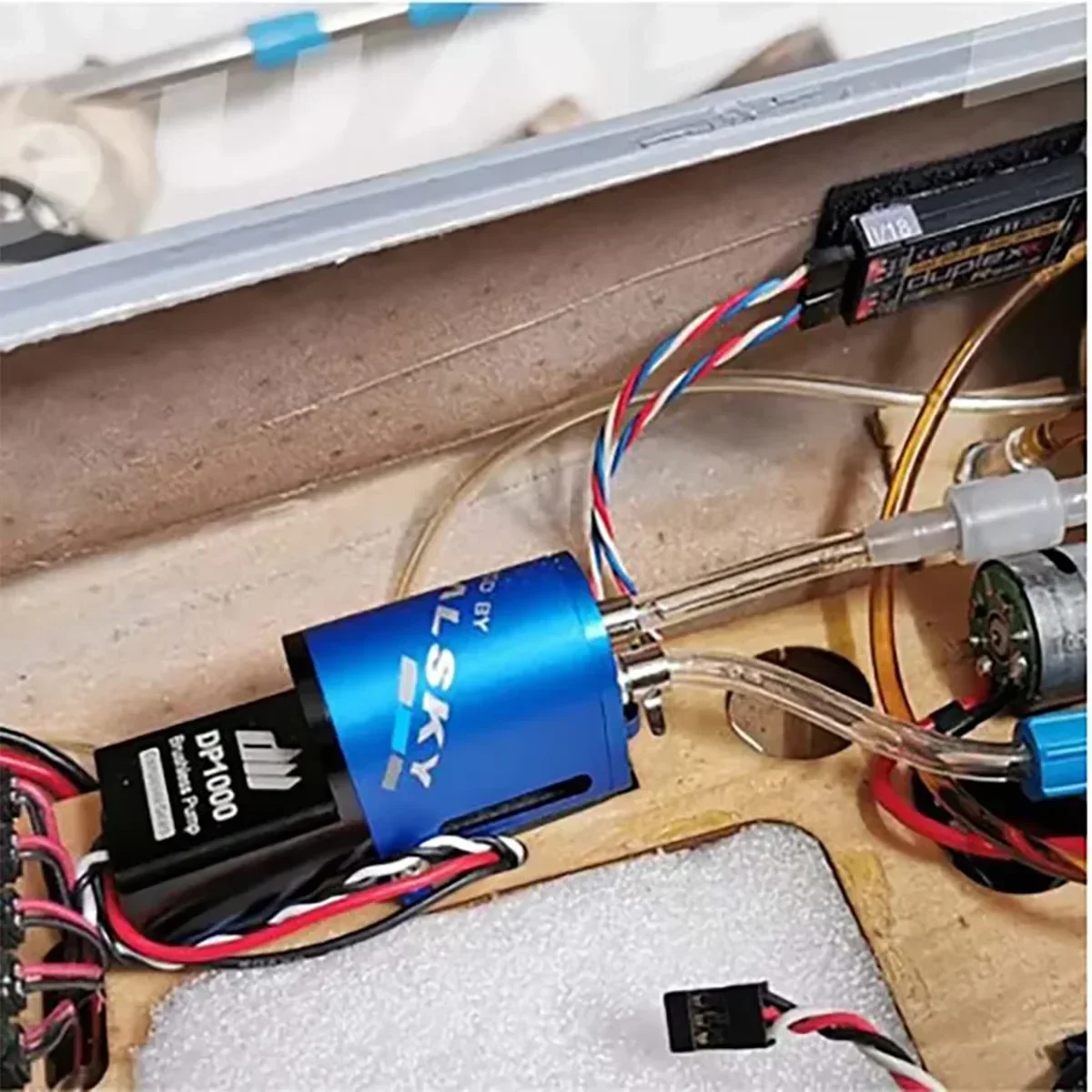 Brushless Drive Fume Pump Fuel Pump Adjustable Flow Rate for RC Airplane Smoking Systems F for Giant or Jet Models