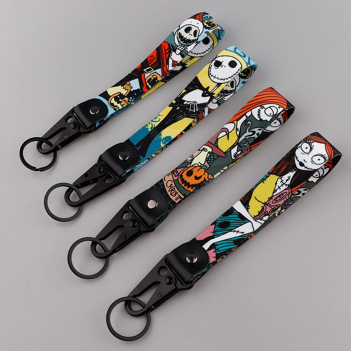 KKZ554 The Nightmare Before Christmas Eagle Beak Keychain Lanyard Used In Phone Rope Badge Holder USB Pendant Key Chain Lanyard