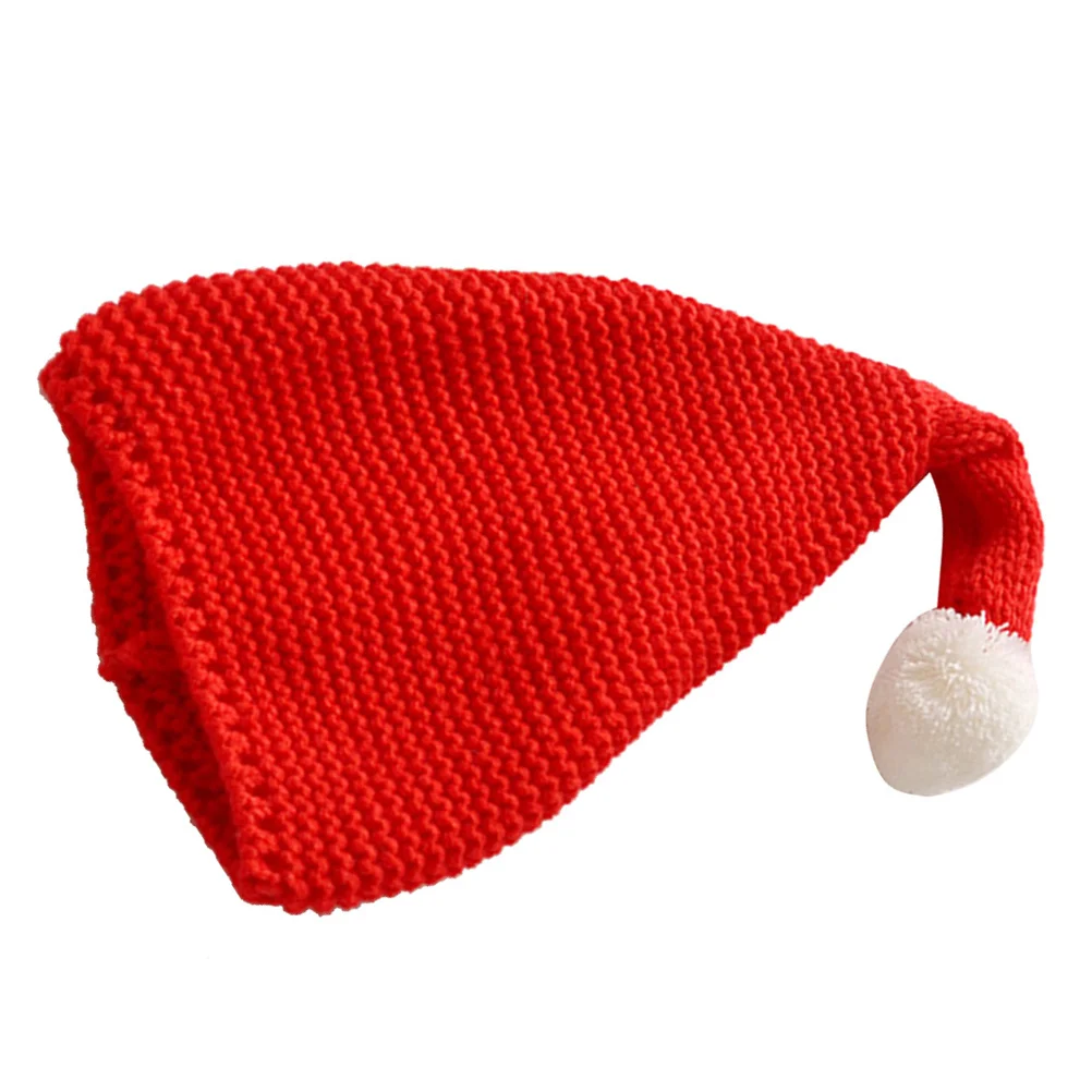 

Зимняя теплая вязаная шапка-бини для детей с помпоном