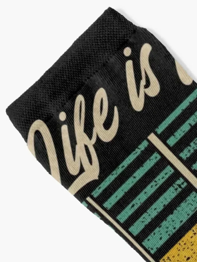 Funny Life is Full Of Important Choices Golf Golfer Gift Socks custom sports Thermal man winter heated Socks Women's Men's