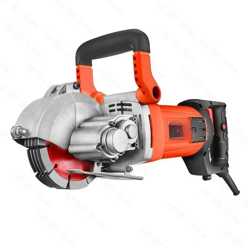 1800w 5 Blades Electric Wall Slotting Machine Dust-Free Hydropower Installation Automatic Concrete Cutting Machine 2025 NEW