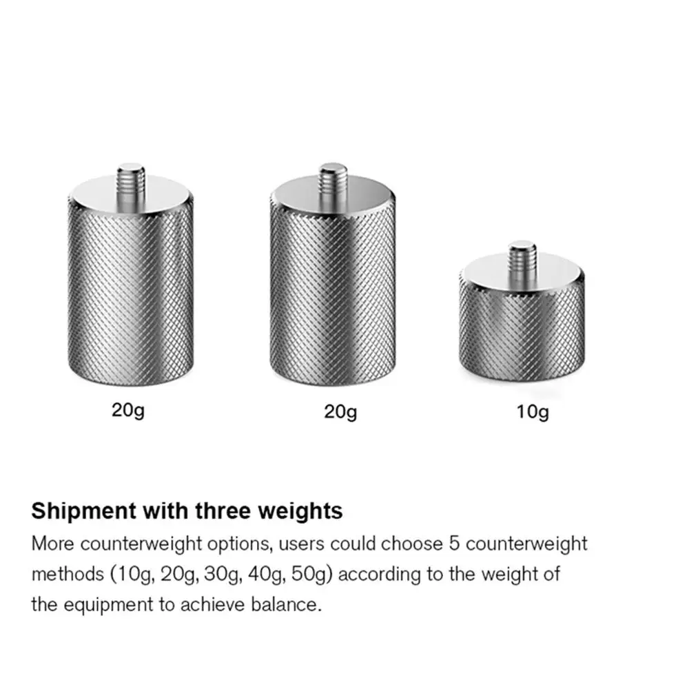 For DJI OM6 Clump Weight 50g for DJI Osmo Mobile 6 Handheld Gimbal Balance Weight 10g 20g Counterweight Anti-lost Rope Buckle