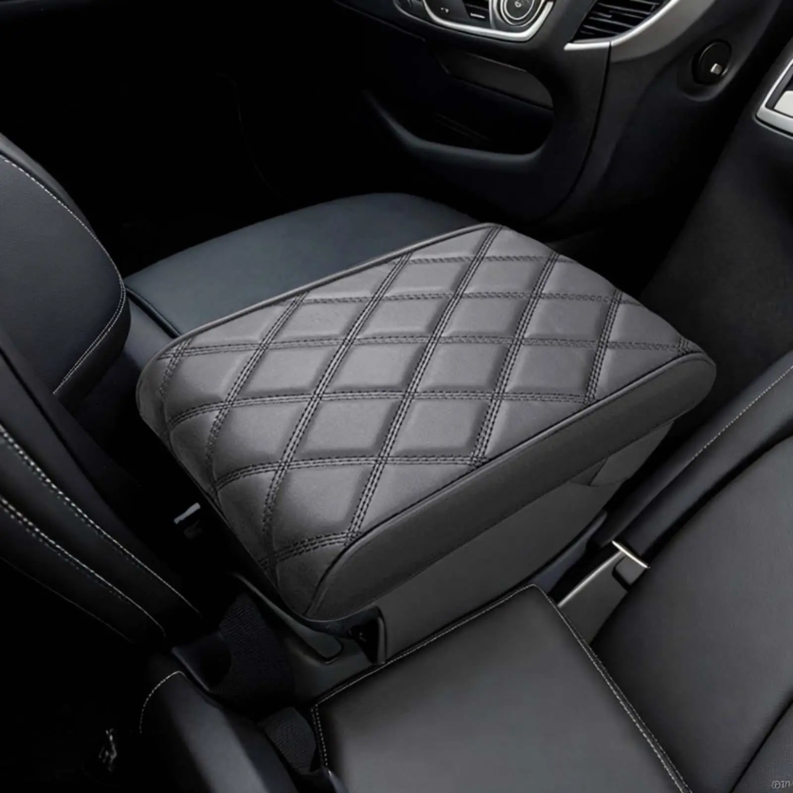 Storage Box Mat Waterproof Car Armrest Box Pad for SUV Vehicle Most Car