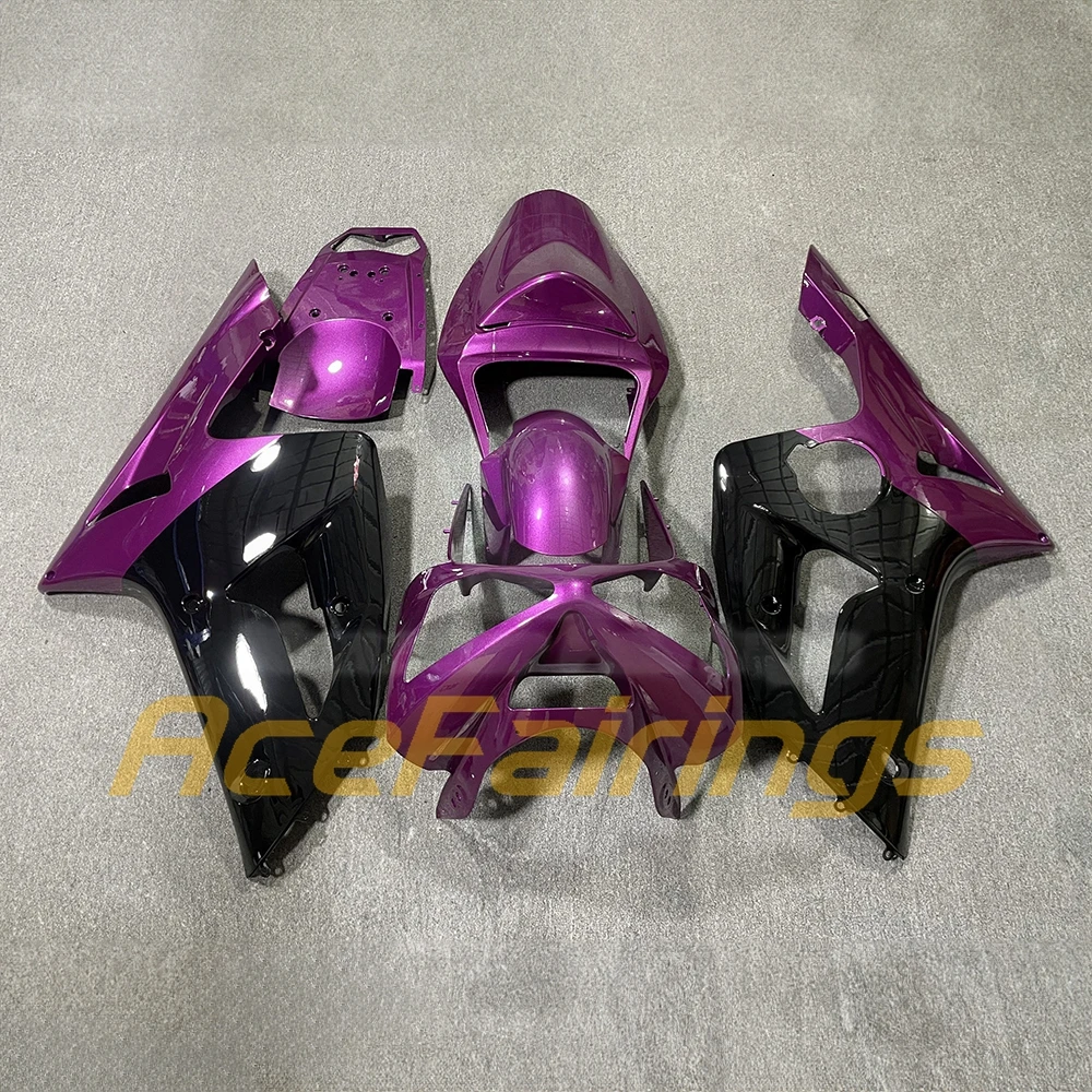 For 2003 2004 Kawasaki ZX6R Fairings Kit Plastic Injection Molded Custom 03 04 ZX 6R Replacement Fairing Set view 4