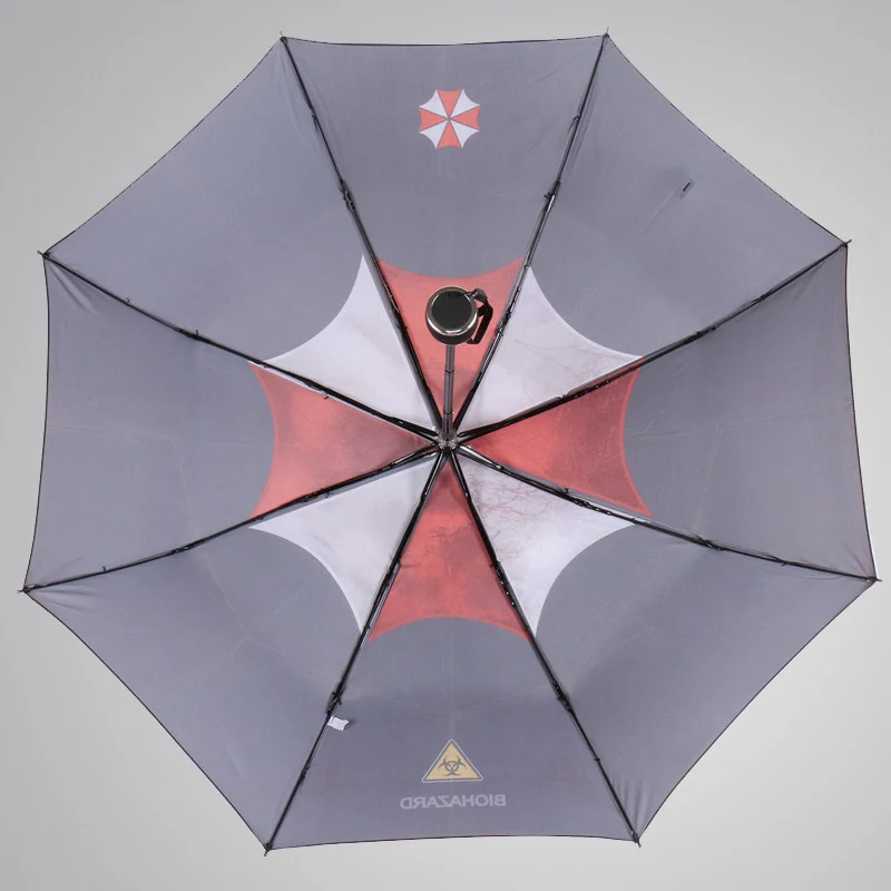 Biohazard Resident Umbrella Corporation Parapluie Rain Men 3 Folding Manual Paraguas Hombre Novelty Items