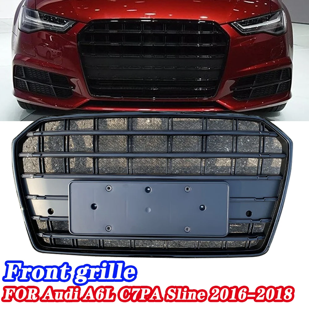 

Подходит для Audi A6L 16 17 18 A6 C7PA, спортивная решетка, бак для воды, передняя решетка