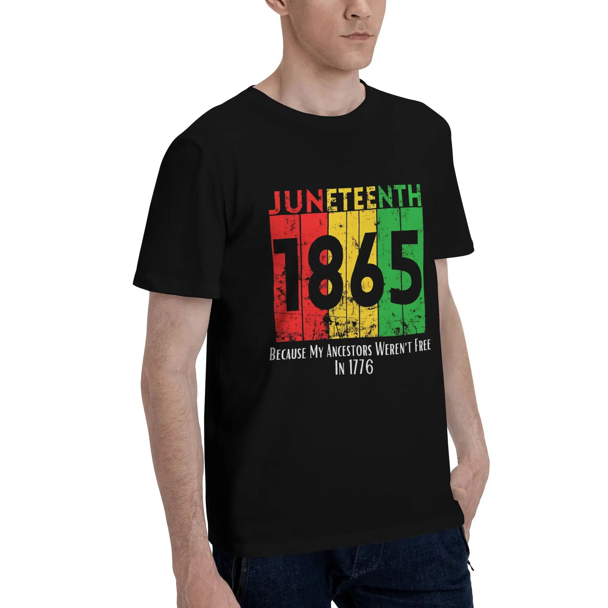 Juneteenth Day 1865 June 19th African American Pride Tee Shirt for Men Women New Arrival T Shirts  100% Cotton Clothing