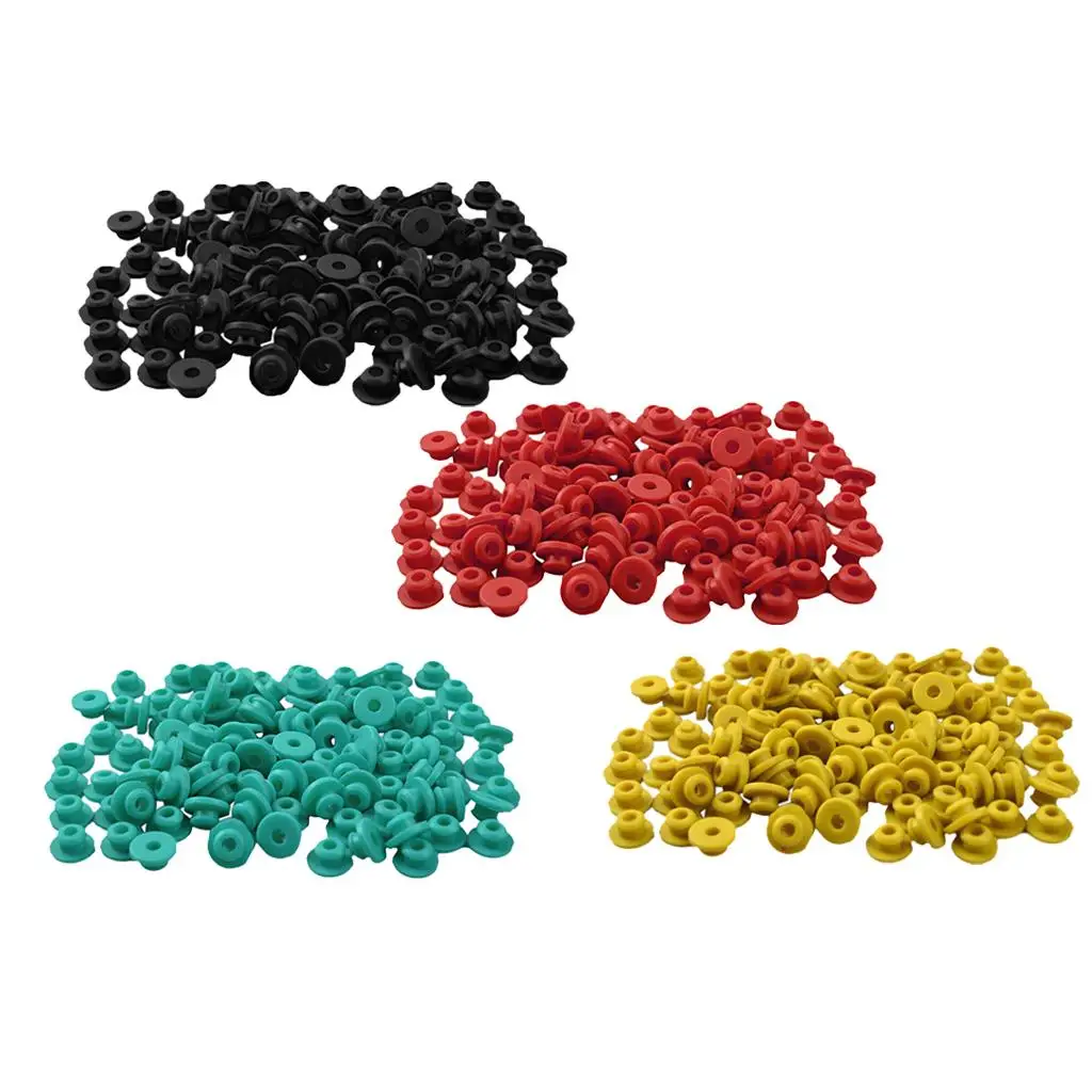 

Rubber Grommets for Tattoo Machine 100Pcs Armature Bar Nipples Supplies