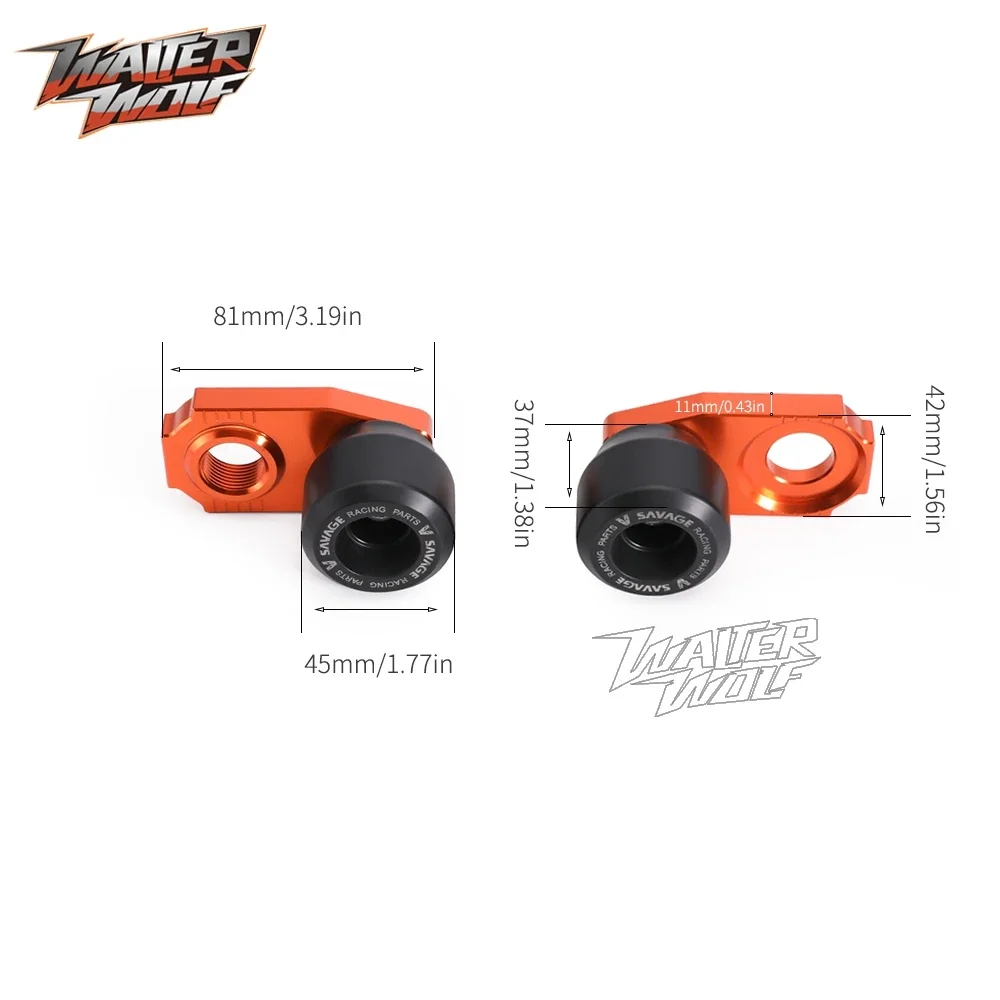 For 125 150 200 250 300 380 400 450 500 520 EXC E/F Six days XC-W XCF-W SX Motorycle Chain Tensioner Adjuster Regulator Sliders