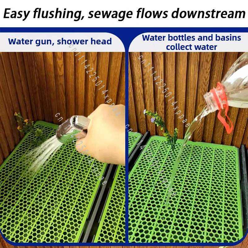 Direct Drainage System Dog Toilet Training Walls Pet Potty Indoor With Drain Large Medium Supplies Flush Dog Toilet