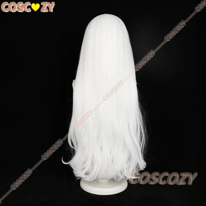 

ABC123CosplayAnime Naruse Shiroha Cosplay Summer Pocket 85CM Long White Hair Halloween Party Role Play Wig for Gir5,j'8.k/4\