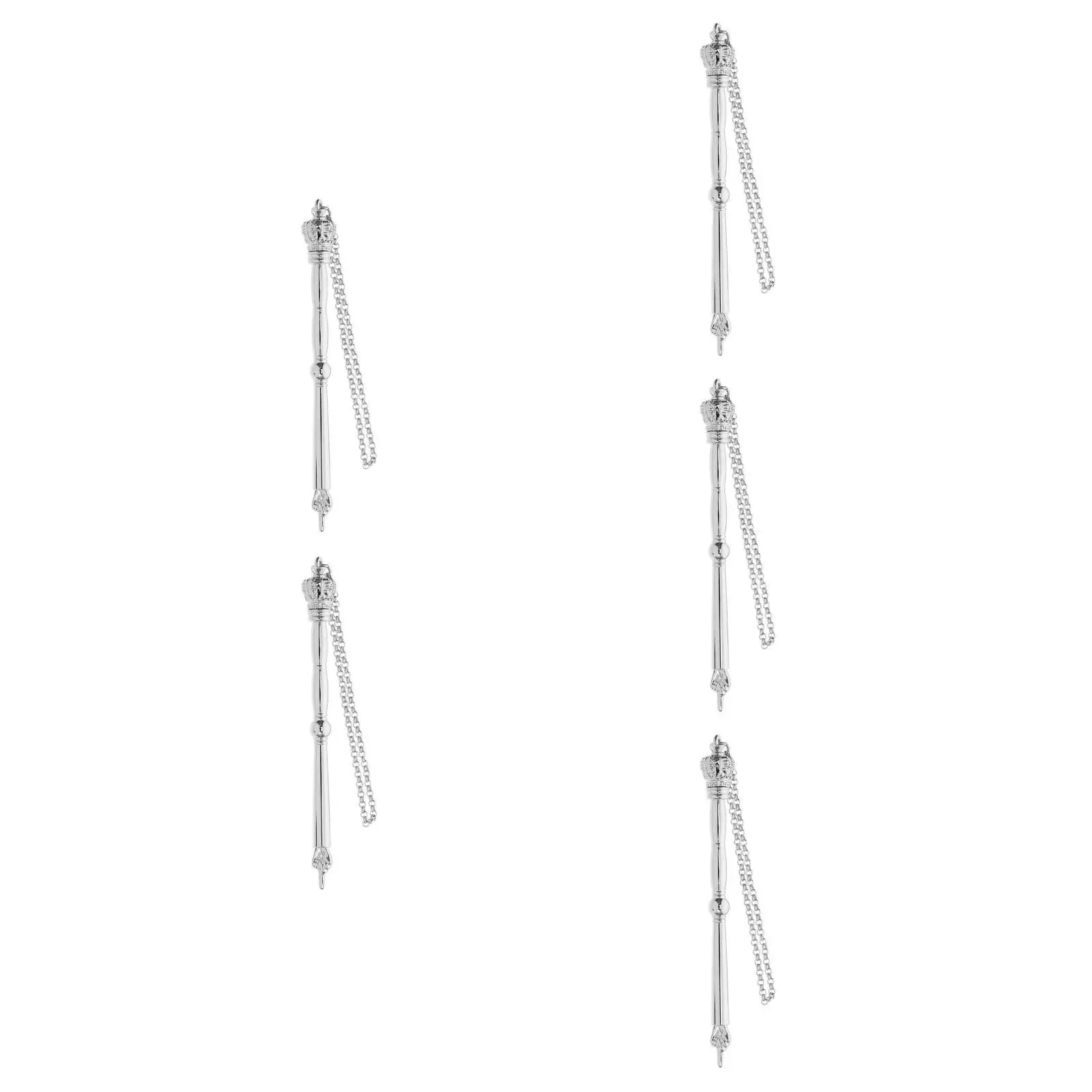 

5pcs 5 Count Reading Accessories Decorative Torah Pointer Scripture Silver Jewish Bible