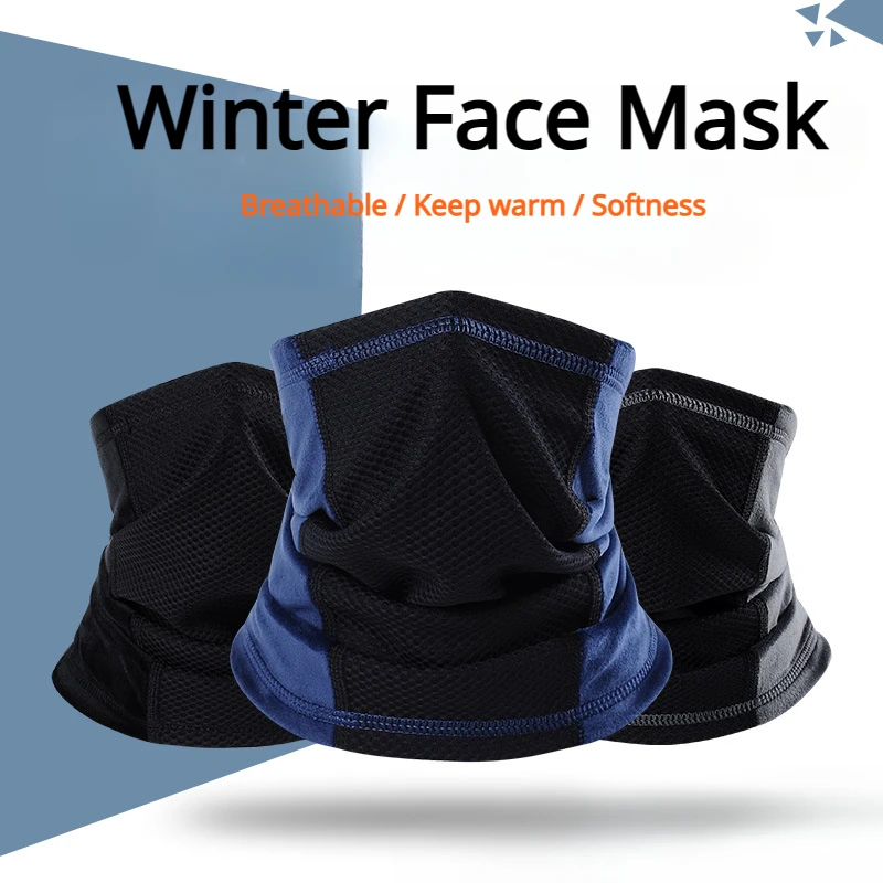 Riding Face Mask Breathable Winter Neck Gaiters Warmer Soft Accessories