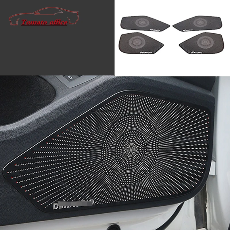 Stainless Steel For Volkswagen VW Passat B8 Arteon 2017 18 19 20 21 2022 Car Door Sound Speaker Cover Trims Decor Accessories