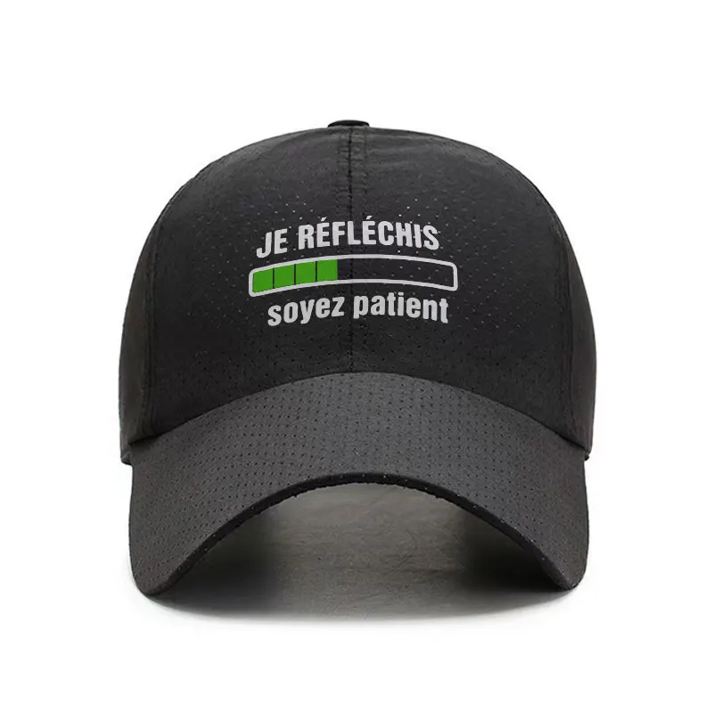 Thinking Please Be Patient Progress Bar Quick Dry Baseball Cap Adjustable Sun Hat