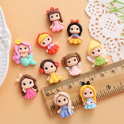 10 Pcs Resin Kawaii Cute Princess Clipping Thin DlY Fashion Jewelry Jewelry Decoration Accessories A103