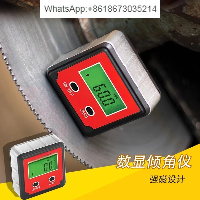 

Electronic digital inclinometer horizontal ruler high precision magnetic angle meter angle gauge